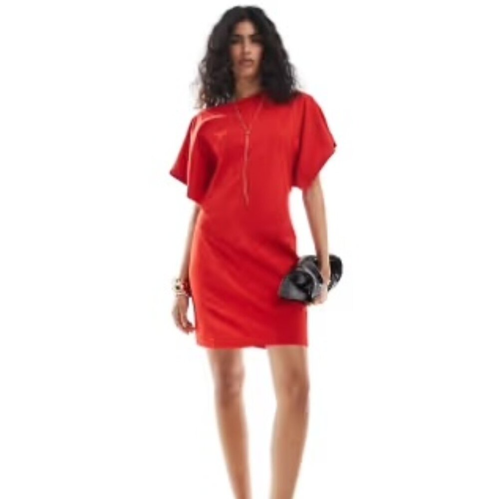 Stockholm Atelier & Other Stories Red T-shirt Dress